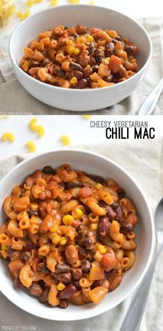 the steps to make cheesy chili macaroni and cheese