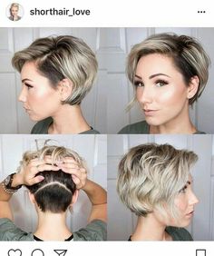 Hdhdhehrhd Hairstyles Ladies, Longer Pixie Haircut, Long Pixie Hairstyles, Hair Tattoos, Short Haircut, Ladies Short