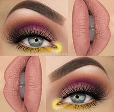 Found this on Ig Colorful Summer Makeup, Lips Ideas, Summer Makeup Ideas, House Of Lashes, Pinterest Makeup, Makeup Eyes, Eye Makeup Art, Eyes Makeup