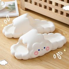 Color: White, Size: 36-37(EUR 35-36) Cloud House, Cloud Slippers, Summer Cartoon, Shower Shoes, Cute Slippers, Womens Sandals Summer, Flat Slipper, Knit Infinity Scarf, Yellow Purple