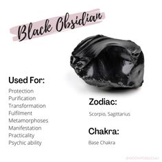 Healing Properties of Black Obsidian – Moonpebblesau Black Obsidian Affirmation, Obsidian Crystal Properties, Black Obsidian Properties, Obsidian Spiritual Meaning, Agni Manitite Crystal Meaning, Obsidian Meaning Crystal Healing, Black Opal Meaning, Obisidan Crystal, Obsidian Witchcraft