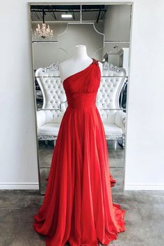 Prom Dress Red, Red Prom Dress Long, Red Chiffon, Red Evening Dress, Backless Prom Dresses, Long Prom Dresses, Custom Size Dresses, فستان سهرة, Pageant Dress