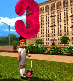 Birthday Number Balloons, Number Balloons Birthday, Sims 4 Black Hair, Sims 4 Traits, Sims 4 Toddler