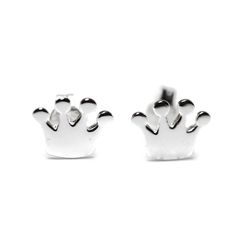 silver crown stud earrings for your little princess. Made of Sterling Silver. cute for girls. Stud earrings. Measurements: approximately 7mm material 925 sterling silver Dainty Silver Earrings For Birthday, Silver Princess Crown, Emoji Earrings, Ring Crown, Plain Silver Rings, Mommy Jewelry, Clean Gold Jewelry, 14k Gold Hoop Earrings, Small Gold Hoop Earrings