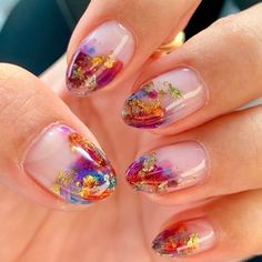 Colorful Nail, Acrylic Press On Nails, Gem Nails, Glam Nails, Cute Nail Art, Gel Nail Designs, Chic Nails, Nails Inspo, Makati