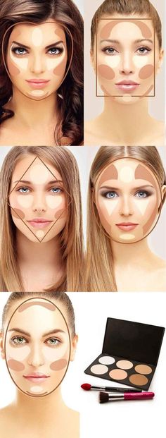 Contour For Round Face, What Is Contouring, Natural Makeup Remover, Contour Makeup Tutorial, All Natural Makeup, Makeup Secret, Beauty Make-up