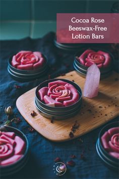 cocoa rose beeswax - free lotion bars