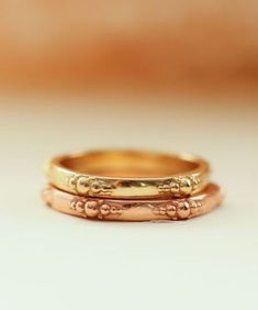 Heavenly Gold Ring
She's a symbol of Love, Faith & Hope, heavenly gold band with her joyful pattern around the entire band.  Thoughtfully crafted stacking ring pairs with other Erin Pelicano rings, or as a band worn in her own beauty. Created to last a lifetime. Stack one for each child, stack one for each of your favorite people, collect one for each milestone, or wear as your wedding band.

Designed and crafted in solid 14k gold, choose from white, yellow, or rose gold.

 	14k Gold Mom Rings, Ring Gold Wedding, Gold Stacking Rings, Mom Ring, Mother Rings, Gold Ring Stack, Gold Wedding Band, Faith Hope, Love Symbols