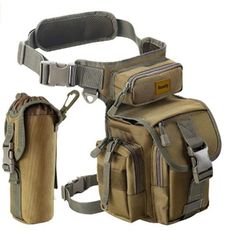 the waist pack has two compartments and is attached to it