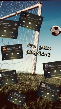 an image of a soccer game playlist