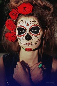 Makijaż Sugar Skull, Mexican Makeup, Halloween Makeup Sugar Skull, Halloween Sugar Skull, Sugar Skull Costume, Halloweenský Makeup, Make Up Foundation, Dead Makeup, Den Mrtvých