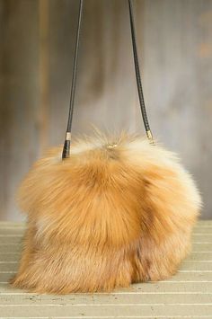 Fur Purse, Hot Bags, Handbag Charms, Fur Fashion, Red Fox