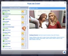 an image of a webpage with two women on it's screen and the text, plan an event