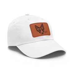 Take your pet with you wherever you go with this comfortable "Dad Hat." This hat features 100% bio-washed chino twill, and an adjustable buckle closure with antique brass. It's available in a range of color options that are sure to please any taste. .: Includes artwork for up to two pets (dogs, cats, bird, etc. All pets are welcome - any questions, please reach out).: Does not include artwork for horses - this is is available in a separate listing.: Materials: 100% bio-washed chino twill (hat), Casual Hats With Leather Patch, Adjustable Casual Baseball Cap With Leather Patch, Casual Adjustable Baseball Cap With Leather Patch, Adjustable Canvas Hat With Logo Patch, White Curved Brim Canvas Hat, Adjustable Canvas Cap, White Dad Hat With Logo Patch, White Snapback Hat With Leather Patch, Casual Hats With Leather Patch - One Size