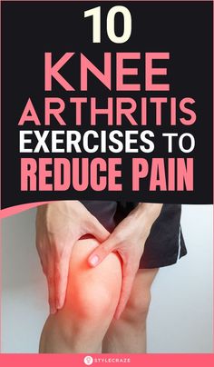 Exercises For Arthritic Knees Physical Therapy, Workouts For Arthritic Knees, Arthritic Knee Pain Relief, Knee Inflammation, Strengthen Knees, Healthy Tongue, Knee Exercise