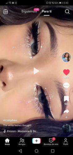 Slanted Eyes Makeup, Id Picture Makeup, Baddie Makeup Ideas, Makeup For Parties, Maquillaje Douyin, Glitter Eye Makeup Tutorial, Maquillaje Aesthetic, Eyeshadow Techniques