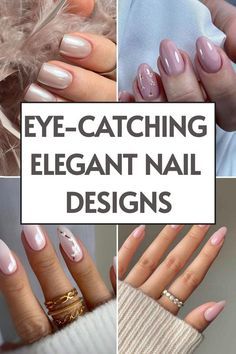 Minimalist Nail Design Square, Pretty Nails Neutral, Simple Nail Designs Ring Finger, Semi Formal Nail Designs, Bridesmaid Nails Winter, Nail New Trend, Class Nail Design, Corporate Manicure, Elegant Oval Nail Designs