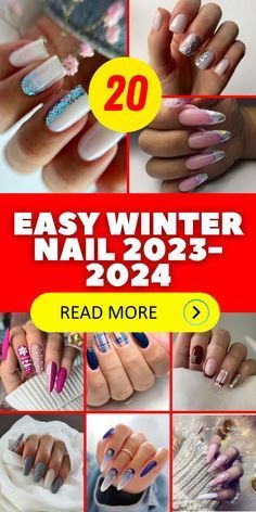 Daisy Acrylic Nails, Winter Nail Art Designs, Chic Nail Art, Winter Nail, Christmas Nail Designs, Nail Designs Spring, Elegant Christmas, Good Jokes