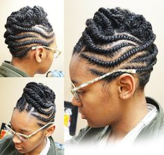 Artistic Rootz | HAIR GALLERY Hot Hairstyles, Twist Cornrows, Natural Updo, Flat Twist Hairstyles, Flat Twist Updo, Natural Hair Twist Out, Twisted Updo, African Hair Braiding Styles, Natural Hair Twists