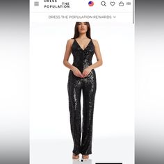 Never Worn But No Tags! I Adore This, Just Haven't Found The Right Event. Size Small. Burgundy Jumpsuit, Black Lace Romper, Sequin Rompers, One Shoulder Jumpsuit, Sequin Jumpsuit, Lace Jumpsuit, Home Dress, Dress The Population, Lace Romper