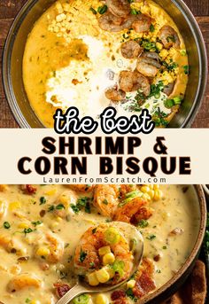 the best shrimp and corn bisque recipe