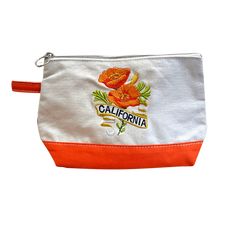 These versatile lightweight canvas pouches are great storage for almost anything under the sun. Pouch features a zip closure with a metal loop zipper pull, guaranteed to keep all your goodies safe ;) Size: 7" H x 11" W x 3" D