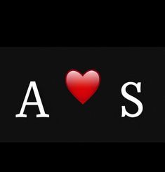 the word i love as written in white letters on a black background with a red heart