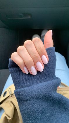 Kutek Disney, Milky Nails, Basic Nails, Soft Nails, Oval Nails, Clean Nails