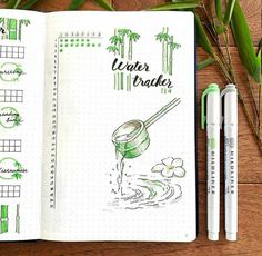 Bujo Health, Bullet Journal Water Tracker, Bujo Tracker, Tracker Bullet Journal, March Bullet Journal, خريطة ذهنية