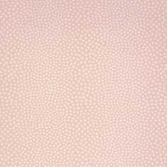 a pink and white polka dot wallpaper with small dots on the back half of it