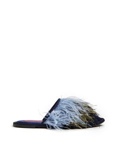 La DoubleJ Shoes - Feather Slipper (With Feathers) Sleepers Shoes, Daily Sleeper, Feather Slippers, Feather Shoes, Gladiator Boots, Ostrich Feather Trim, Peter Do, Boho Boots, Shoes Too Big