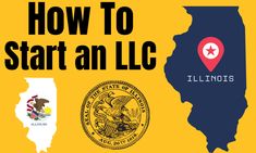 an image of the state of illinois with words how to start an l c