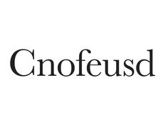 the word chofeusd written in black on a white background