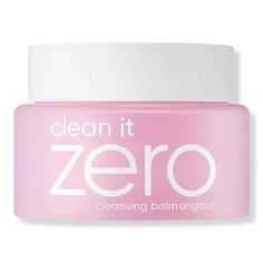 Travel Size Original Clean It Zero 3-in-1 Cleansing Balm - Banila Co | Ulta Beauty Dry Ends Hair, Makeup Remover Products, Girly Skincare, Best Cleansing Balm, Clean It Zero Cleansing Balm, Zero Cleansing Balm, Sensitive Skin Products, Banila Co Clean It Zero, Face Peeling