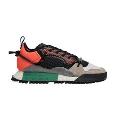 Find ADIDAS Alexander Wang X Reissue Run 'solar on Editorialist. This deconstructed runner from Alexander Wang and adidas made its debut in May 2018. Designed with a lemons-to-lemonade approach, it takes inspiration from mistakes made early on in the manufacturing process. The ‘Solar Red’ AW Reissue Run features a patchwork of Primeknit layered mesh with vibrant suede accents over a full-length white Boost midsole and Trefoil tread outsole. Other signature details include industrial-style bungee laces, a rear toggle closure, and bold co-branding on the tongue. Adidas Alexander Wang, Us Man, Free Money, Alexander Wang, Industrial Style, Balenciaga, Running Shoes, Alexander, Solar