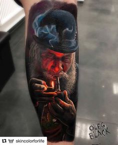 #Repost @skincolorforlife with @get_repost  tattoo art by @olegblackink #tattoo #tattoos #tattooed #tat #tats #tatt #ink #inked Scary Tattoo Ideas, Horror Tattoo Ideas, Scary Tattoos, Realistic Tattoo, Best Tattoos, Incredible Tattoos, Horror Tattoo, Tattoo Magazines