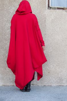 Red Maxi Cardigan, Hooded Cardigan, Red Cotton Coat, Women Maxi Hoodie Elegant, stylish and very comfortable it fits great with almost any look . This model is wearing size L / 160 cm Your order will be finished in not more than a week after purchasing. Standard shipping takes about 10-20 business days or less, for EU - 5 - 7 days. Please, note that all clothing orders are made to order after they are purchased. I hope you will enjoy taking a look at my other work. The list will be growing in th Oversized Red Long Sleeve Cardigan, Red Oversized Hoodie Outerwear, Red Oversized Long-sleeved Hoodie, Red Oversized Long Sleeve Hoodie, Red Hooded Fall Cardigan, Red Oversized Hooded Outerwear, Asymmetrical Coat, Maxi Cardigan, Red Maxi