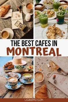 the best cafes in montrenal, france for breakfast and brunch