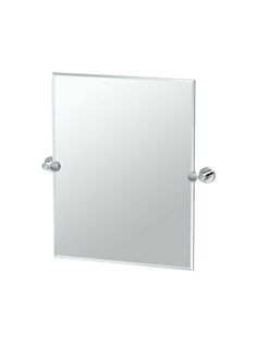 a bathroom mirror with two handles on the front and one in the back, against a white background