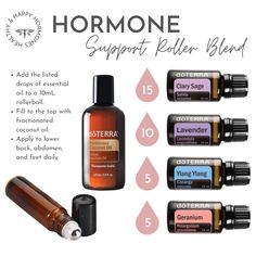 Doterra Clary Sage, Clary Sage Doterra, Essential Oil Spray Recipes, Essential Oil Roller Bottle Recipes, Roller Blends, Doterra Oil, Essential Oil Combinations