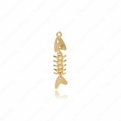 ★Fish Necklace, Fish Bone Charm, Fish Bone Pendant, 18K Gold Filled Marine Life Charm,DIY Jewelry Supplies, 43.5x11x3mm★ Quantity：1PCS/Pack Plating: Real Gold ,Nikel free, Leadfree,Cadmium free Color：Gold  Size:43.5x11x3mm Usage : Charm for bracelet, necklace or other crafts We specialize in LARGE BULK ORDERS and can offer WHOLESALE PRICING - please ask if you have any questions. We ship the item to worldwide from China,so please pay attention to the shipping time before place the order. To U.S： Fish Necklace, Bone Pendant, Fish Bone, Diy Charms, Bracelet Necklace, Marine Life, Free Coloring, Real Gold, Wire Jewelry