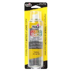 a tube of yellow color on a white background with the words tul - o - shop