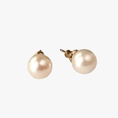 These earrings, featuring cultured saltwater Akoya pearls set in 14K yellow gold, provide a classic and timeless style that enhances any outfit. The round pearls measure 7.5-8.0mm in size, displaying a stunning luster and a bright white color that's beautifully amplified by their natural orient. Set in a versatile stud style, the earrings are suitable for both everyday wear and special occasions. With a lightweight design, they ensure comfort throughout the day. The pearls' clean surface, free f Saltwater Pearls, Stud Style, Pearl Set, Earring Crafts, Akoya Pearls, Yellow Gold Earring, Pearl Stud Earrings, Pearl Studs, Timeless Style