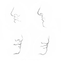 four different angles of the nose