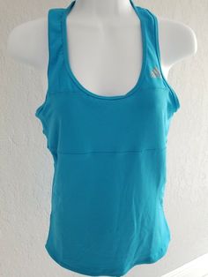 adidas Cross Tank Top Women's EC3668 SHOCK CYAN Size Small . Condition is New with tags. Shipped with USPS First Class Package. Casual Breathable Adidas Tops, Blue Adidas Athleisure Top, Blue Adidas Sportswear Top, Blue Adidas Sportswear Top With Logo, Blue Sports Tops With Three Stripes Branding, Blue Sports Top With Three Stripes Branding, Casual Training Tops With Adidas Branding, Casual Adidas Breathable Activewear, Casual Adidas Training Tops