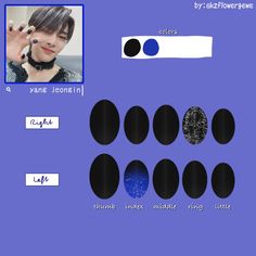 nails yangjeongin in straykids ideas Stray Kids Nails Inspired, Uñas Stray Kids, Stray Kids Inspired Nails, Stray Kids Nail Art, Uñas Skz, Straykids Nails, Skz Nails, Skz Fashion, Male Nails