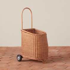 Pre-Order | Lulu Wicker Market Cart – Woven Shop Market Cart, Modern Tuscan, Alice Waters, Farm To Table, Modern Vintage Home, Tall Ceilings, White Wicker, Dining Benches, Dream Backyard