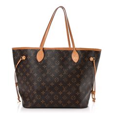 This is an authentic LOUIS VUITTON Monogram Neo Neverfull MM Cherry. This stylish tote is crafted of a classic Louis Vuitton monogram-coated canvas. This shoulder bag features vachetta cowhide leather shoulder handles, trim, and side cinch cords with polished brass hardware. The wide top is open to a red striped fabric interior with a hanging zipper pocket and a matching pochette. Luxury Everyday Bags With Leather Handles And Coated Canvas, Brown Monogram Print Shoulder Bag For Daily Use, Brown Monogram Print Shoulder Bag, Brown Monogram Shoulder Bag For Shopping, Brown Monogram Print Bag For Daily Use, Brown Coated Canvas Bag For Everyday Luxury, Luxury Bag With Monogram Print And Double Handle, Luxury Everyday Coated Canvas Tote Shoulder Bag, Monogram Print Canvas Bag For Shopping