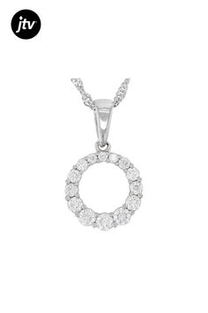 Moissanite Fire�� .45ctw diamond equivalent weight round, Platineve�� circle pendant with 18 inch Singapore chain. Measures approximately 3/4" L x 7/16" W and has a lobster clasp and two inch extender. Actual moissanite weight is .38ctw. . Diamond White Halo Design Round Pendant Jewelry, Diamond White Round Pendant With Halo Design, Diamond White Round Pendant Jewelry With Halo Design, Diamond Necklace With Diamond Accents, Round Diamond Birthstone Necklace, Round Diamond Cut Necklace, Round Solitaire Necklace With Diamond Accents In Diamond White, Round Diamond Solitaire Necklace With Halo Design, Dazzling Round Diamond Necklace With Prong Setting