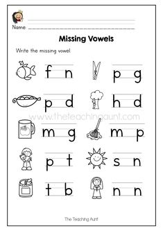 the missing words worksheet for kids to practice their handwriting and writing skills, including letter